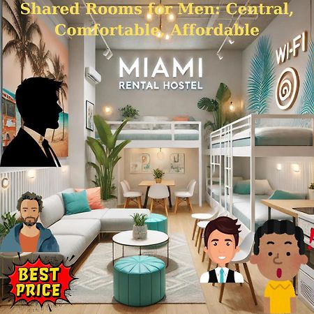 203 Miami Shared Rooms For Men Central Comfortable, Affordable Екстериор снимка