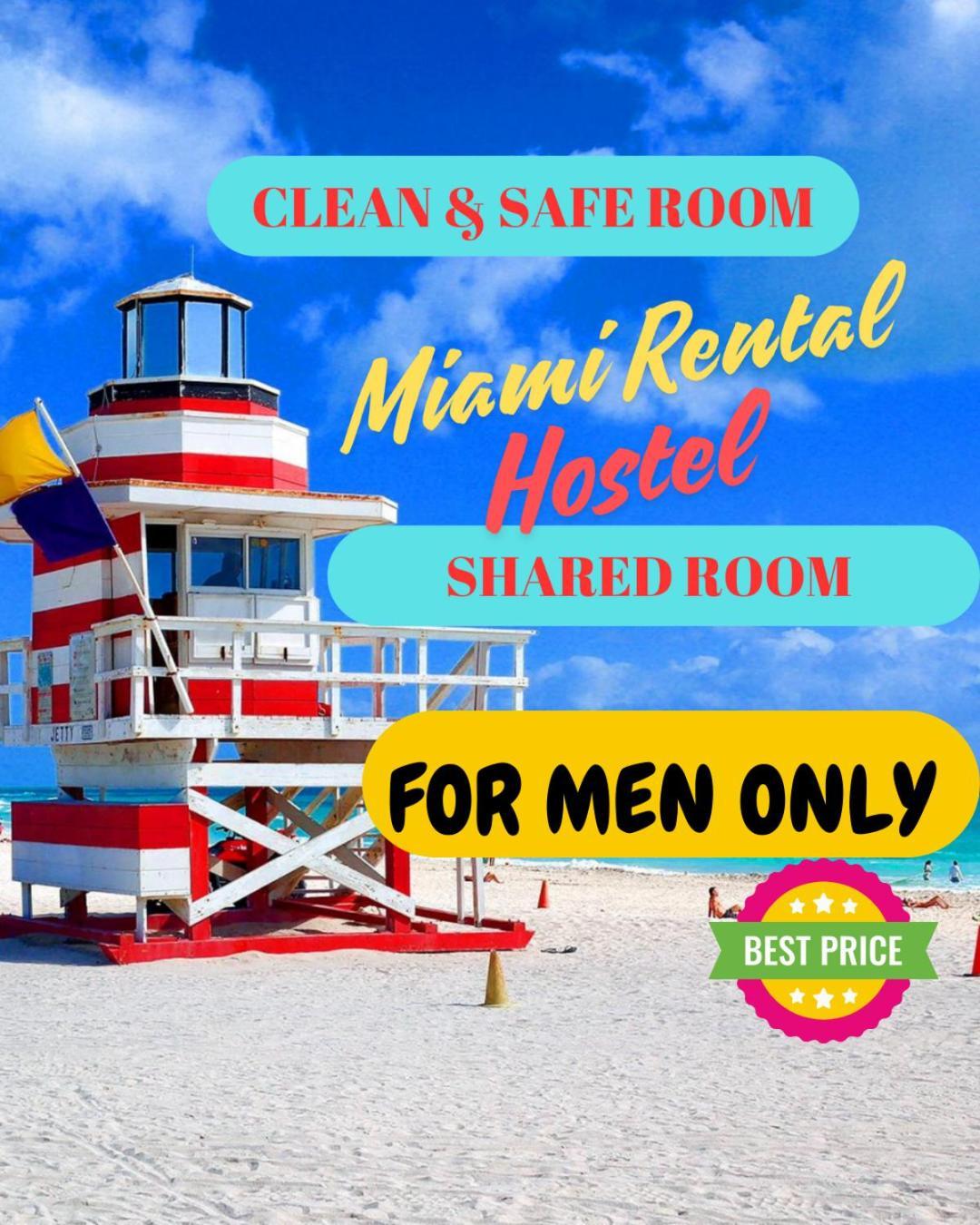 203 Miami Shared Rooms For Men Central Comfortable, Affordable Екстериор снимка